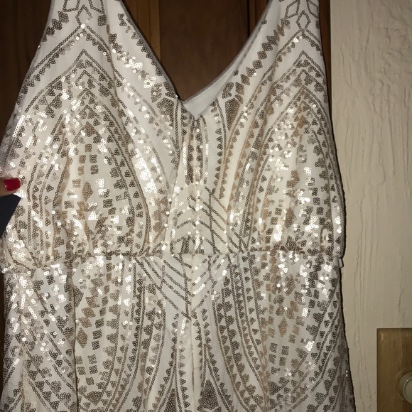 COPY - Marina Rose/Gold-ish sequin maxi dress - Picture 6 of 8